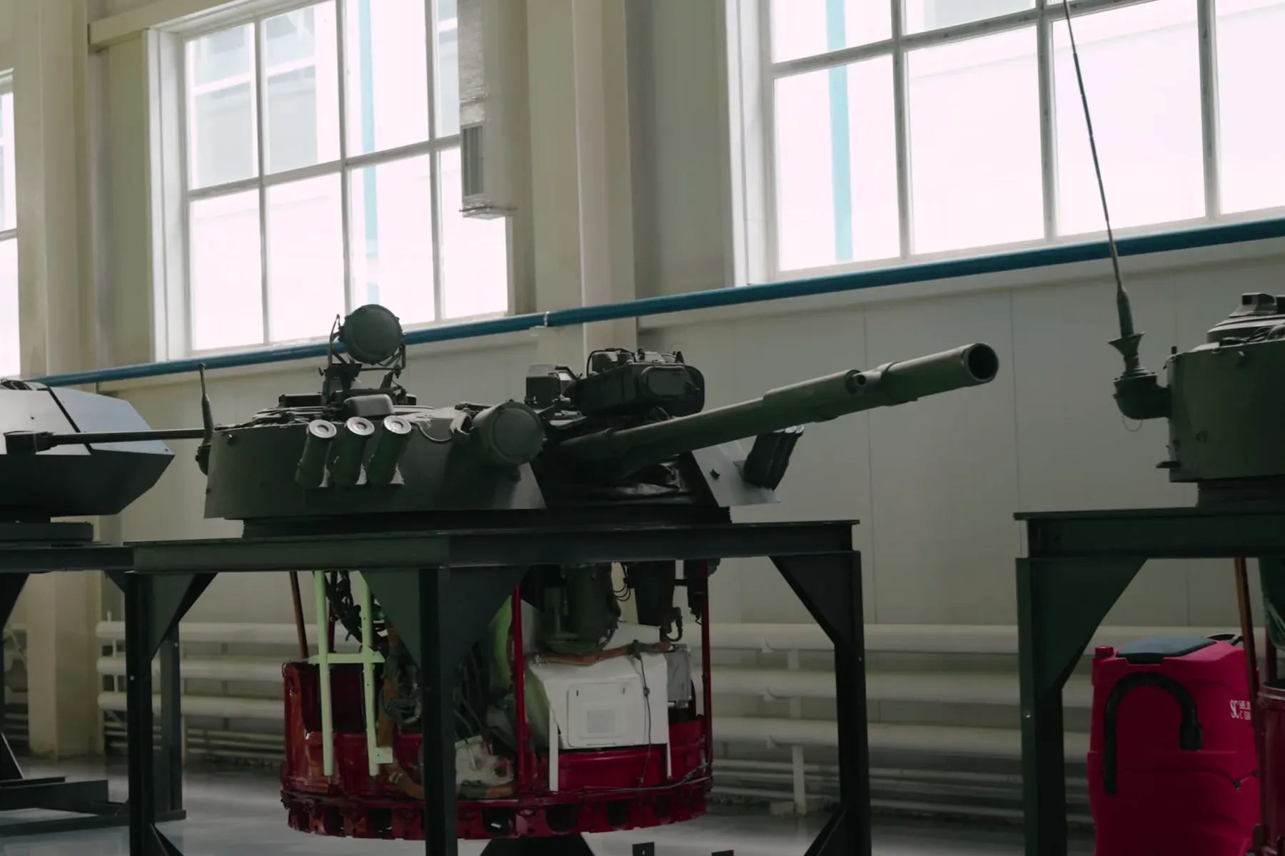Weapon stations prepared for installation