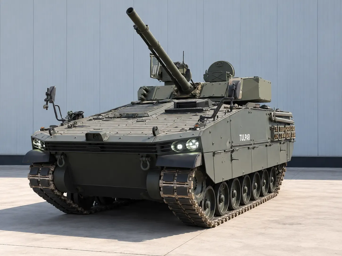 TULPAR tracked vehicle, side view