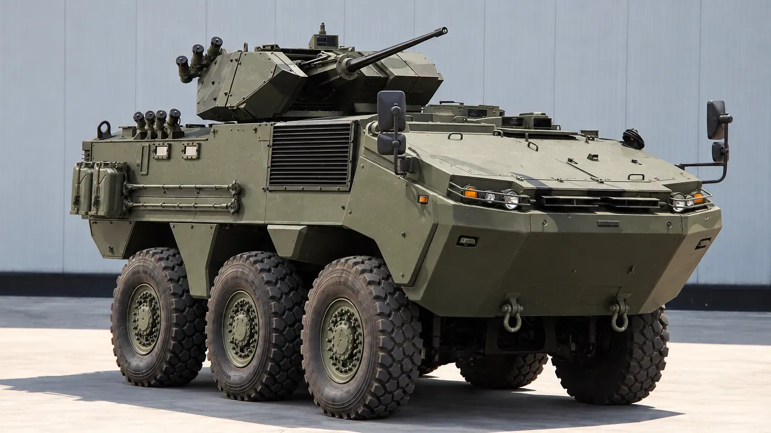 TAIMAS 6×6 with turret, studio view